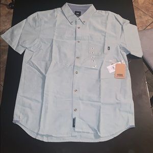 NEW Vans Mens Button Down Shirt